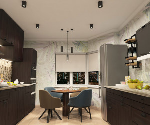 DK3090-BK Светильник накладной IP 20, 10 Вт, GU5.3, LED, черный/черный, пластик