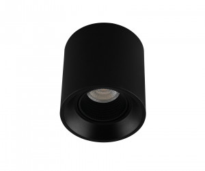 DK3090-BK Светильник накладной IP 20, 10 Вт, GU5.3, LED, черный/черный, пластик