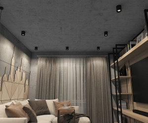 DK3090-BK+CH Светильник накладной IP 20, 10 Вт, GU5.3, LED, черный/хром, пластик