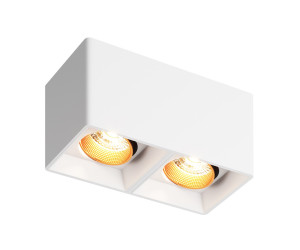 DK3085-WH+BR Светильник накладной IP 20, 10 Вт, GU5.3, LED, белый/бронзовый, пластик