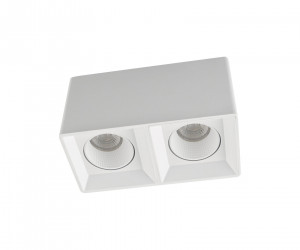 DK3085-WH Светильник накладной IP 20, 10 Вт, GU5.3, LED, белый/белый, пластик