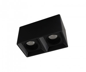 DK3085-BK Светильник накладной IP 20, 10 Вт, GU5.3, LED, черный/черный, пластик