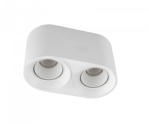 DK3096-WH Светильник накладной IP 20, 10 Вт, GU5.3, LED, белый/белый, пластик