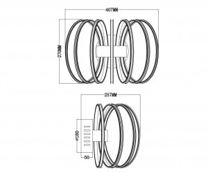 Потолочный светильник Freya FR6021CL-L84CH