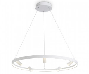 FL5288/1+5 WH белый 72W 3000K/4200K/6400K+4200K D700*1200 (ПДУ ИК)