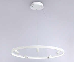 FL5288/1+5 WH белый 72W 3000K/4200K/6400K+4200K D700*1200 (ПДУ ИК)