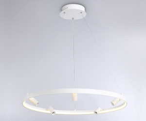 FL5288/1+5 WH белый 72W 3000K/4200K/6400K+4200K D700*1200 (ПДУ ИК)