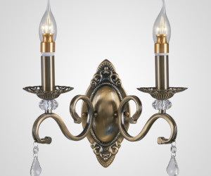 Настенный светильник P9680-2W AB 000057177