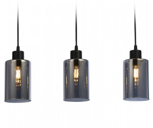 TR3698/3 BK/SM черный/дымчатый E27*3 max 40W 560*100*1040