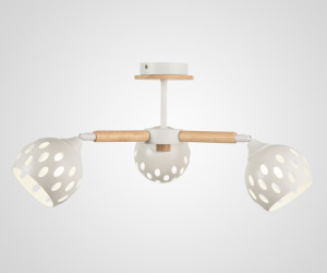 Потолочная люстра SL5691-3 WT+Wood 000067878