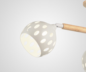 Потолочная люстра SL5691-3 WT+Wood 000067878