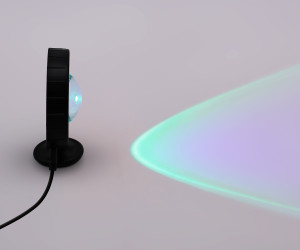 DE8383 BK черный LED RGB 3W (ПДУ RGB)