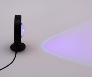 DE8383 BK черный LED RGB 3W (ПДУ RGB)