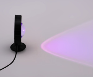 DE8383 BK черный LED RGB 3W (ПДУ RGB)