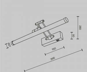 Подсветка Maytoni MIR268WL-L3B3K