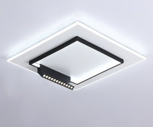 FL51455/1+1 WH/BK белый/черный 72W 3000K-6400K+4200K 500*500*80 (ПДУ РАДИО 2.4G)