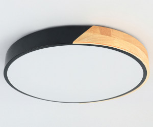 FZ1306 BK/LW черный/светлое дерево 45W 5000K D500*50 (без ПДУ)