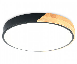 FZ1306 BK/LW черный/светлое дерево 45W 5000K D500*50 (без ПДУ)