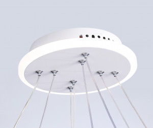 FL66321/1+4 WH белый 69W 3000K-6400K+G9/4 D600/400*1200 (ПДУ ИК)