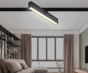 GL6775 BK черный LED 24W 3000K 600*22*48