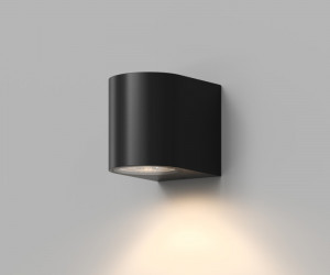 DK9790-BK Настенный уличный светильник NARVIK, IP44, GU10 LED, до 15 Вт, черный, алюминий