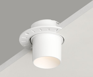 DK3057-WH Встраиваемый светильник под шпатлевку, IP20, до 15 Вт, LED, GU5,3, белый, пластик