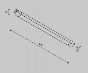 Трековый светильник Technical TR000-1-24W4K-W_1