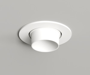DK3120-WH Встраиваемый светильник, IP20, до 15 Вт, LED, GU5,3, белый, пластик