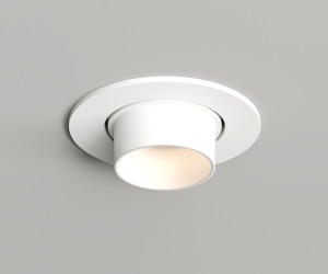 DK3120-WH Встраиваемый светильник, IP20, до 15 Вт, LED, GU5,3, белый, пластик