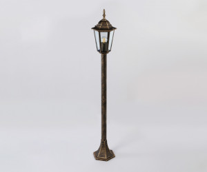 ST2039 GD/BK/CL золото/черный/прозрачный IP54 E27 max 40W D150*1100