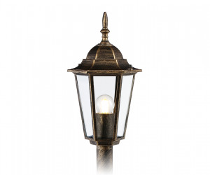 ST2039 GD/BK/CL золото/черный/прозрачный IP54 E27 max 40W D150*1100