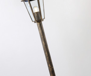 ST2039 GD/BK/CL золото/черный/прозрачный IP54 E27 max 40W D150*1100