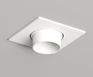 DK3121-WH Встраиваемый светильник, IP20, до 15 Вт, LED, GU5,3, белый, пластик