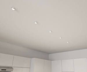 DK3121-WH Встраиваемый светильник, IP20, до 15 Вт, LED, GU5,3, белый, пластик