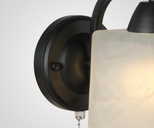 Настенный светильник P9484-1W BK 000050562