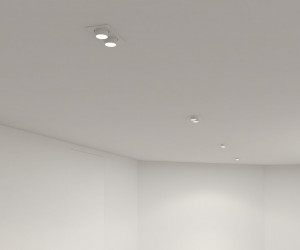 DK3122-WH Встраиваемый светильник, IP20, до 15 Вт, LED, GU5,3, белый, пластик