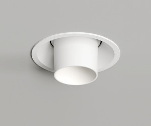 DK3126-WH Встраиваемый светильник, IP20, до 15 Вт, LED, GU5,3, белый, пластик