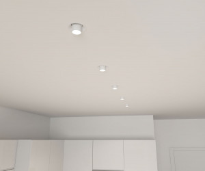 DK3126-WH Встраиваемый светильник, IP20, до 15 Вт, LED, GU5,3, белый, пластик