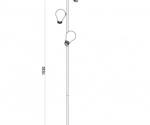 Напольный светильник (торшер) Freya FR5372FL-03BS