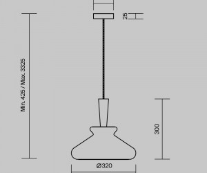 Подвесной светильник Maytoni MOD405PL-01W