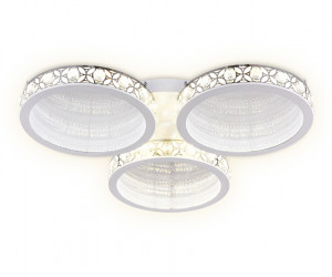 FA9445 WH/CH белый/хром 154W D700*85 (ПДУ РАДИО 2.4)