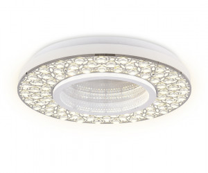 FA9448 WH/CH белый/хром 102W D500*85 (ПДУ РАДИО 2.4)