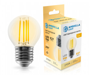 451123 Filament LED G45 11W E27 2700K 220-240V