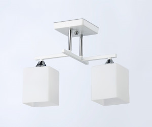 TR303111/2 WH/CH/FR белый/хром/белый матовый E27/2 max 40W 360*190*290