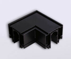 GL3392 BK черный коннектор угловой для шинопровода Magnetic 48V в натяжной потолок