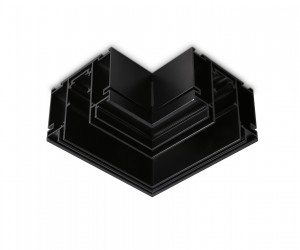 GL3392 BK черный коннектор угловой для шинопровода Magnetic 48V в натяжной потолок