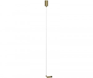 TR5717-SB Подвод питания для подвесного монтажа трека SHINE BASE, 48V DC, IP20, 2м, сатинированная латунь, алюминий