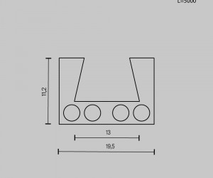 Шинопровод Technical TRX160-115B