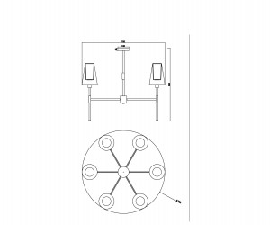 Люстра Freya FR5196PL-06BBS