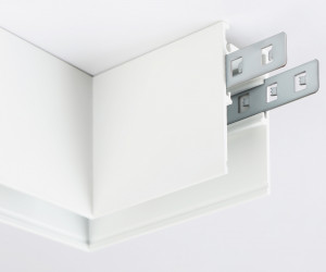 GL3369 WH белый коннектор угловой для накладного шинопровода 85*85*H53.7